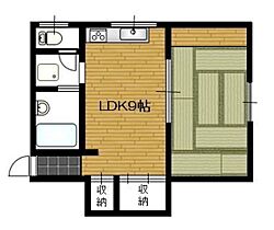 岡山県岡山市北区野田屋町2丁目（賃貸アパート1LDK・3階・38.88㎡） その2