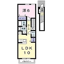 岡山県岡山市中区倉富（賃貸アパート1LDK・2階・41.98㎡） その2