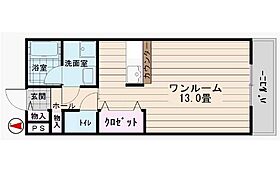 岡山県岡山市北区西之町（賃貸マンション1R・3階・32.76㎡） その2