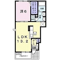 ウィステリア　コーキ　B  ｜ 岡山県岡山市北区高松原古才（賃貸アパート1LDK・1階・45.27㎡） その2