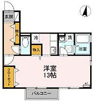 リビングタウン豊成 B棟  ｜ 岡山県岡山市南区泉田2丁目（賃貸アパート1R・2階・35.90㎡） その2