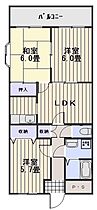 シャインブライトリー参番館  ｜ 岡山県岡山市南区藤田（賃貸マンション3LDK・2階・60.39㎡） その2