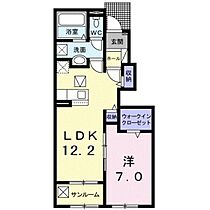 シンフォニーIII  ｜ 岡山県岡山市北区御津宇垣（賃貸アパート1LDK・1階・50.08㎡） その2