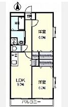 ビエンベニード  ｜ 岡山県岡山市北区中仙道1丁目（賃貸マンション2LDK・2階・54.45㎡） その2