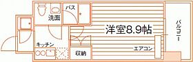 ルラシオン岡山野田屋町  ｜ 岡山県岡山市北区野田屋町2丁目（賃貸マンション1R・5階・25.50㎡） その2