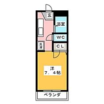 OKANO　II  ｜ 岡山県岡山市中区平井6丁目（賃貸マンション1R・2階・22.60㎡） その2