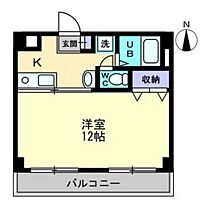 エレガンス野田  ｜ 岡山県岡山市北区野田1丁目（賃貸マンション1K・4階・31.72㎡） その2