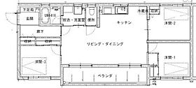 サウスウィンドIII  ｜ 岡山県岡山市南区古新田（賃貸マンション3LDK・2階・77.00㎡） その2