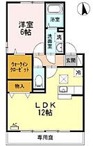 サンティーエ　B棟  ｜ 岡山県岡山市中区平井5丁目（賃貸アパート1LDK・1階・45.42㎡） その2