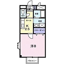 プロスペルＡ  ｜ 岡山県岡山市北区下伊福西町（賃貸アパート1K・2階・27.74㎡） その2