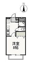 ベルクラント今  ｜ 岡山県岡山市北区今2丁目（賃貸アパート1K・2階・26.49㎡） その2