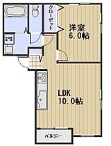 ラディッシュタウン撫川　壱番館  ｜ 岡山県岡山市北区撫川（賃貸アパート1LDK・1階・38.57㎡） その2