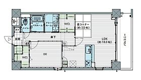 Celestial中町 00402 ｜ 岡山県岡山市北区三門中町（賃貸マンション1LDK・4階・64.98㎡） その2