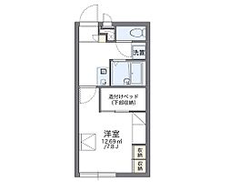 レオパレスナンキハイムI  ｜ 岡山県岡山市南区南輝2丁目（賃貸アパート1K・2階・21.81㎡） その2