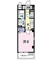 駅前町アビタシオン  ｜ 岡山県岡山市北区駅前町2丁目（賃貸マンション1K・3階・28.06㎡） その2