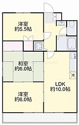 トーコーレジデンス豊成 3LDKの間取図画像