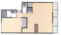 間取図画像 1LDK