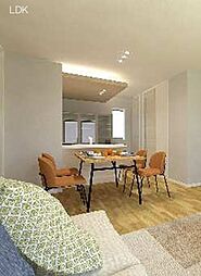 グランツ野田 1階2LDKのリビング/ダイニング