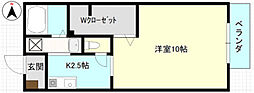えとあはうす 1Kの間取図画像