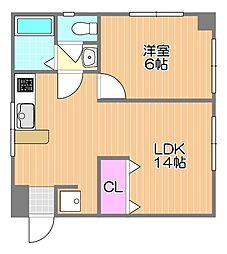 ハイム331 1LDKの間取図画像
