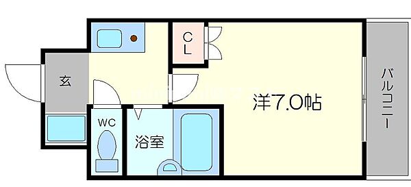 プロムナード都島 508｜大阪府大阪市都島区内代町1丁目(賃貸マンション1K・5階・20.00㎡)の写真 その2