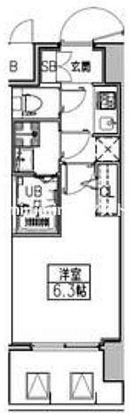 S-RESIDENCE城東SEVER 1202｜大阪府大阪市城東区関目3丁目(賃貸マンション1K・12階・21.38㎡)の写真 その2