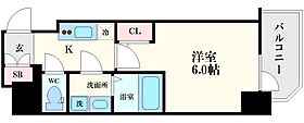 エスリードレジデンス天神橋筋六丁目 1101 ｜ 大阪府大阪市北区長柄中2丁目6-15（賃貸マンション1K・11階・22.06㎡） その2