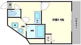 ラスペランザ京橋 505 ｜ 大阪府大阪市城東区野江1丁目20-23（賃貸マンション1K・5階・27.40㎡） その2