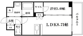 サムティ京橋Clear 402 ｜ 大阪府大阪市都島区東野田町1丁目20-18（賃貸マンション1LDK・4階・31.01㎡） その2