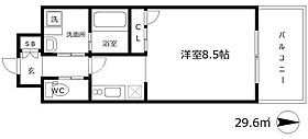 マリス京橋ARMS 602 ｜ 大阪府大阪市都島区東野田町3丁目7-5（賃貸マンション1R・6階・24.14㎡） その2