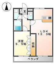 グランシェル  ｜ 神奈川県海老名市中新田1丁目（賃貸マンション1LDK・2階・44.62㎡） その2