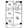 アトラクトマンショントムロ3階9.7万円