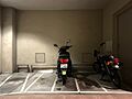 バイク置き場も...