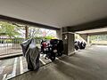 バイク置き場も...