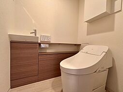 清潔感の高いお手洗い。