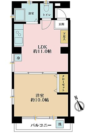 1LDK、専有...
