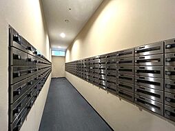 郵便受けも、きちんと管理されています。