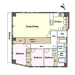 間取図画像 3LDK