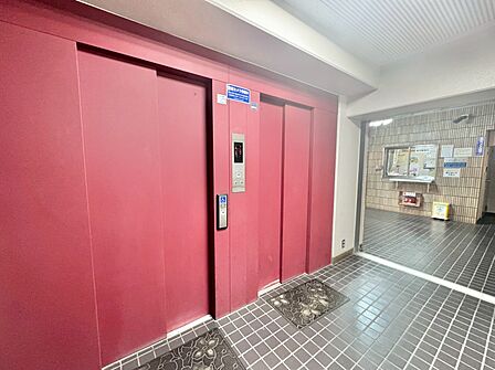 エレベーター完備のため荷物が多くなっても安心。