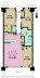 間取り：3LDK、専有面積73.24m2、バルコニー面積12.1m2