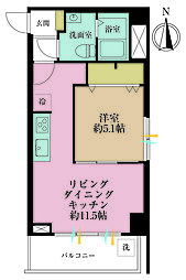 間取図画像 1LDK