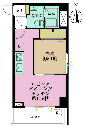 1LDK、専有...