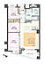 間取り：3LDK、専有面積58.63m2、バルコニー面積7.25m2