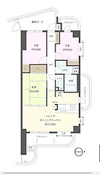 間取図画像 3LDK