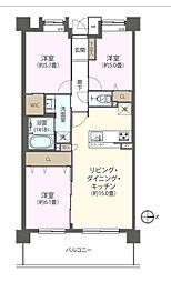 間取図画像 3LDK