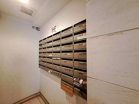 郵便受けも、きちんと管理されています。