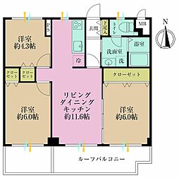間取図画像 3LDK