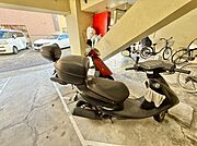 バイク置き場もございます。※空き状況は都度ご確認下さい。