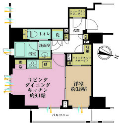間取図画像 1LDK
