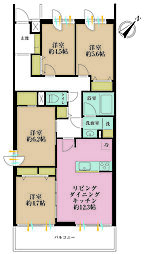 グランドメゾン多摩川 4LDKの間取図画像